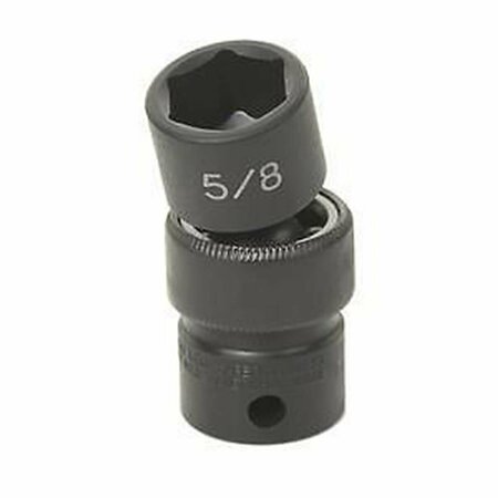 EAGLE TOOL US Grey Pneumatic 0.38 in. Drive x 11 mm Standard Universal Socket GY1011UM